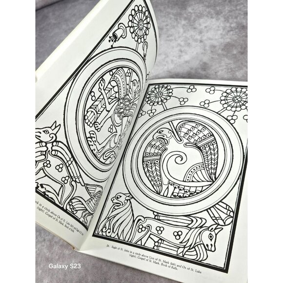 Ed Sibbett Jr Celtic Design Coloring Book Dover Design Books Retro Paperback - Picture 4 of 8